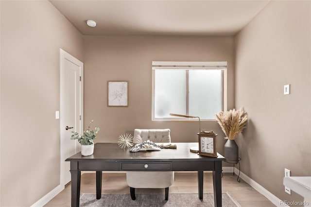 1928 W 67th Pl, Denver, CO 80221 - office area featuring light wood-type flooring