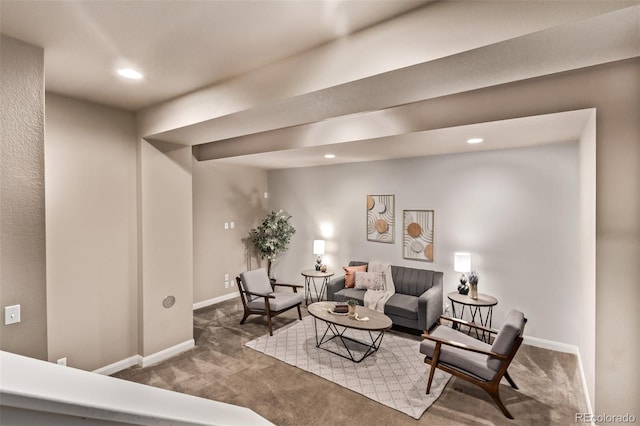 1928 W 67th Pl, Denver, CO 80221 - living area featuring carpet floors and recessed lighting