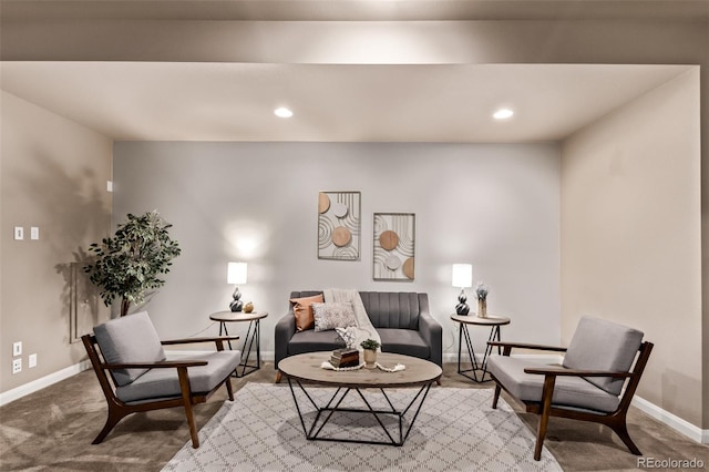 1928 W 67th Pl, Denver, CO 80221 - living area featuring recessed lighting and carpet floors