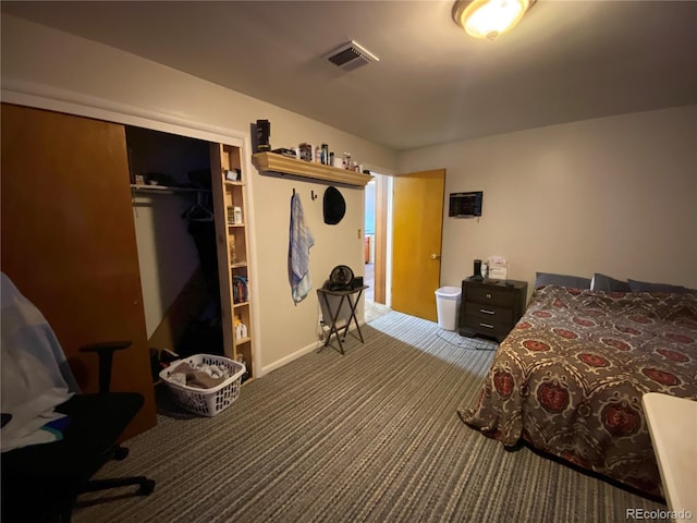 12729 Desert Dr, Sterling, CO 80751 - bedroom with carpet and a closet