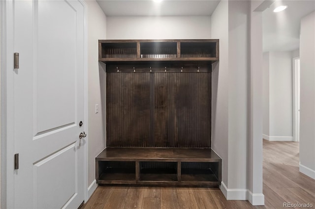 2143 Peralta Loop, Castle Rock, CO 80104 - mudroom with baseboards and wood finished floors