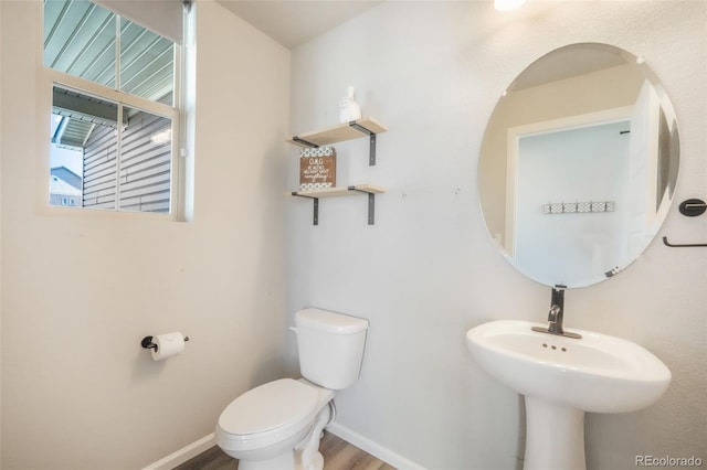 9521 Sideoats Ct, Colorado Springs, CO 80927 - half bathroom with toilet and baseboards