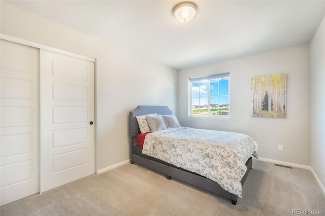9521 Sideoats Ct, Colorado Springs, CO 80927 - bedroom with light carpet and baseboards