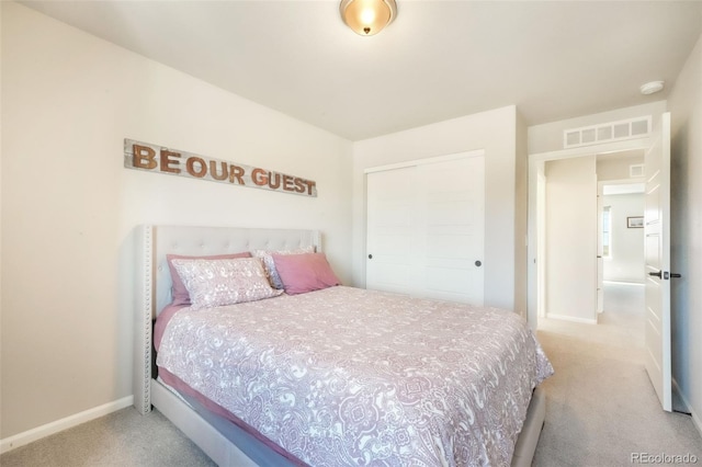 9521 Sideoats Ct, Colorado Springs, CO 80927 - bedroom featuring carpet, baseboards, and a closet