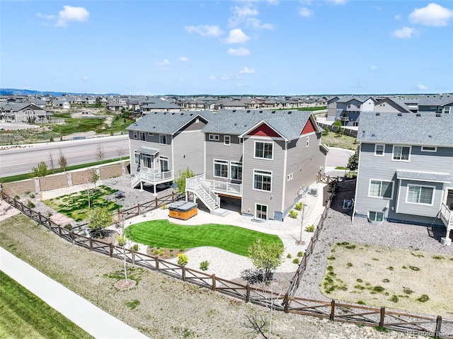 9521 Sideoats Ct, Colorado Springs, CO 80927 - aerial perspective of suburban area