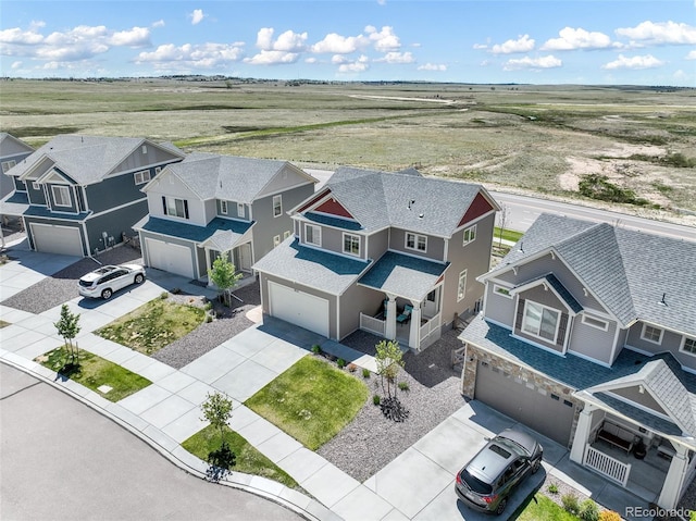 9521 Sideoats Ct, Colorado Springs, CO 80927 - aerial perspective of suburban area