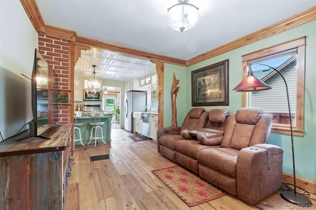 4716 Broadway, Denver, CO 80216 - living area with light wood finished floors