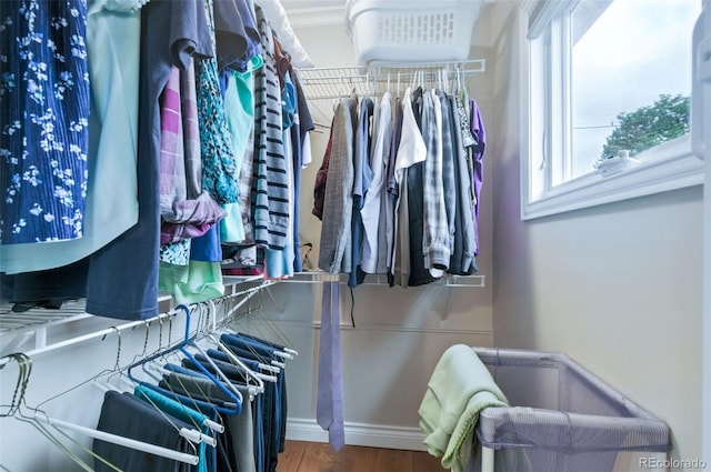 4716 Broadway, Denver, CO 80216 - walk in closet with wood finished floors