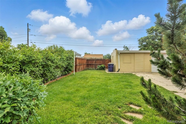 4716 Broadway, Denver, CO 80216 - view of yard featuring a storage unit