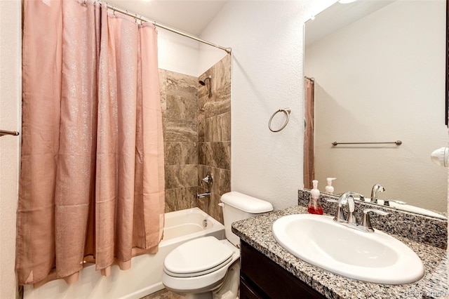 56459 E 23rd Pl, Strasburg, CO 80136 - full bathroom featuring shower / tub combo and vanity
