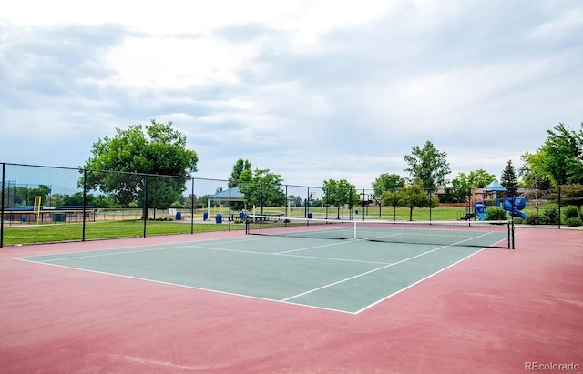 9265 Newton St, Westminster, CO 80031 - view of tennis court with community basketball court