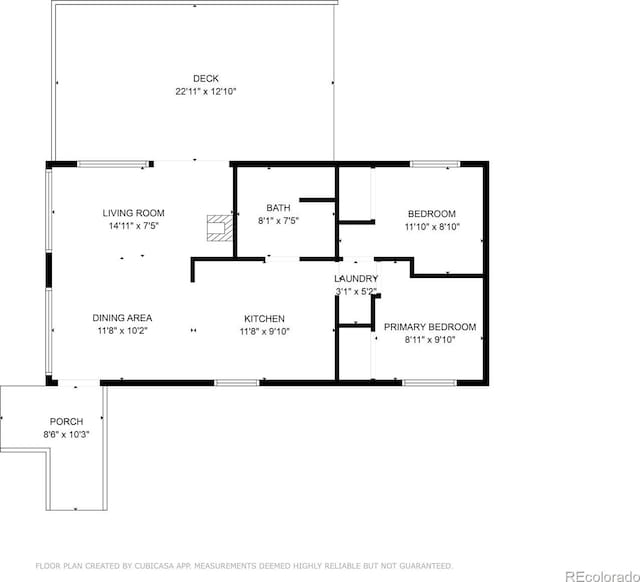 481 Arrowhead, Florissant, CO 80816 - floor plan / room layout