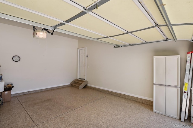 23285 Chapel Hill Ln, Parker, CO 80138 - garage with a garage door opener and baseboards