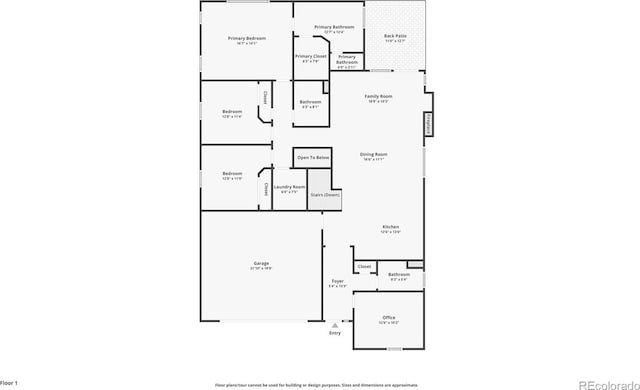 23285 Chapel Hill Ln, Parker, CO 80138 - view of property floor plan