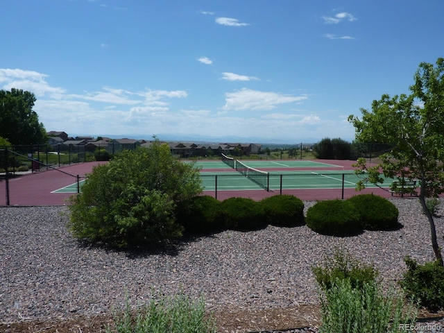 23285 Chapel Hill Ln, Parker, CO 80138 - view of tennis court