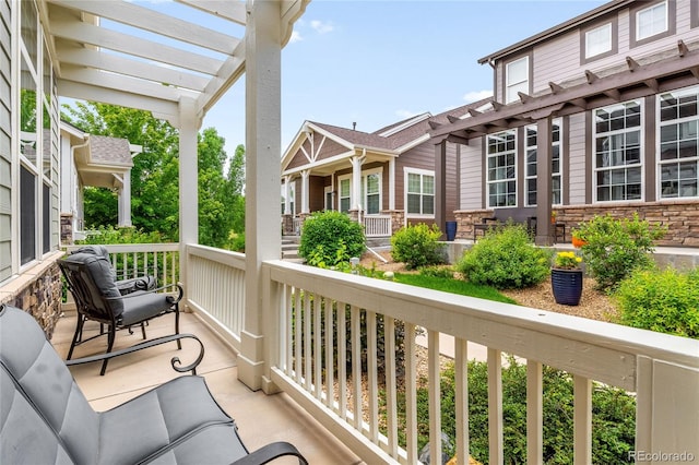 5723 S Union Ct, Littleton, CO 80127 - covered porch with a pergola