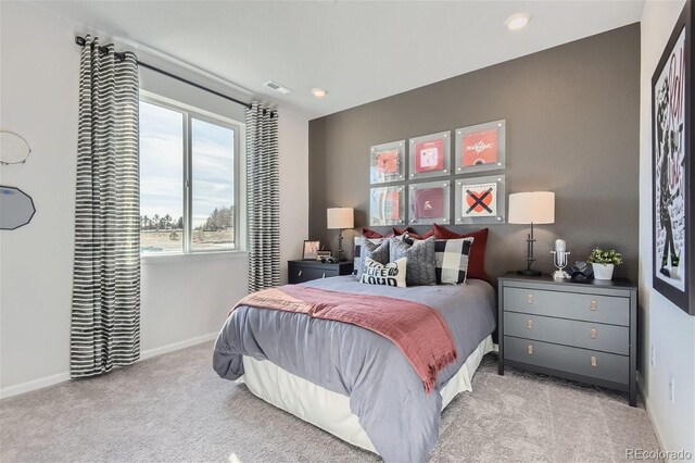 14147 Bunny Hop Ln, Parker, CO 80134 - carpeted bedroom with baseboards and recessed lighting