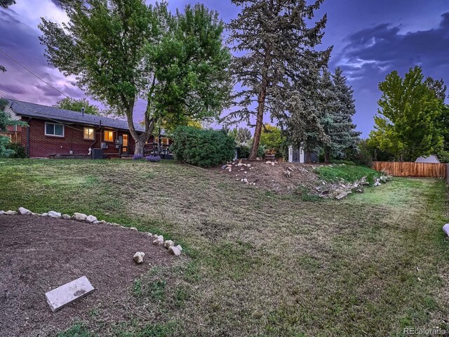 7112 S Platte Canyon Dr, Littleton, CO 80128 - view of yard featuring cooling unit