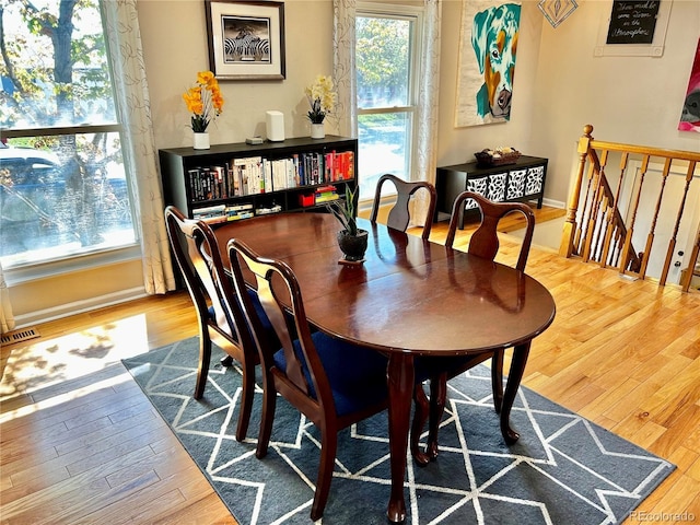 4303 S Yank St, Morrison, CO 80465 - dining room with wood finished floors and baseboards