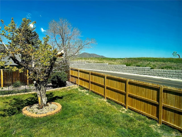 4303 S Yank St, Morrison, CO 80465 - view of yard featuring a mountain view