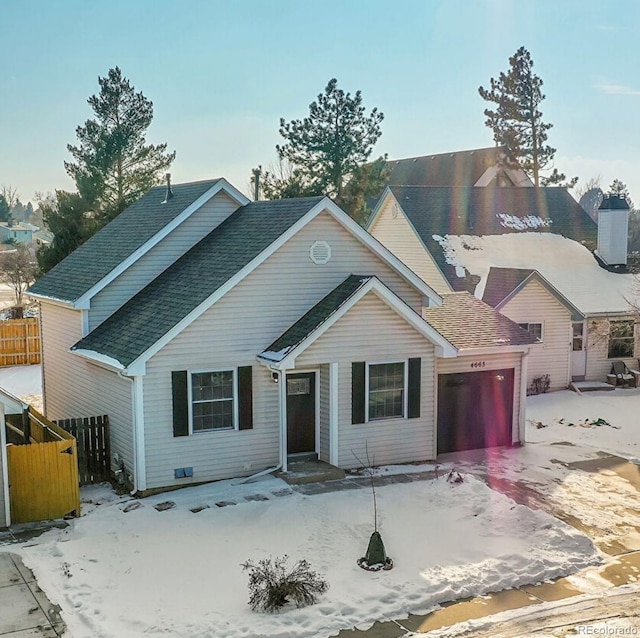 front facade featuring a garage