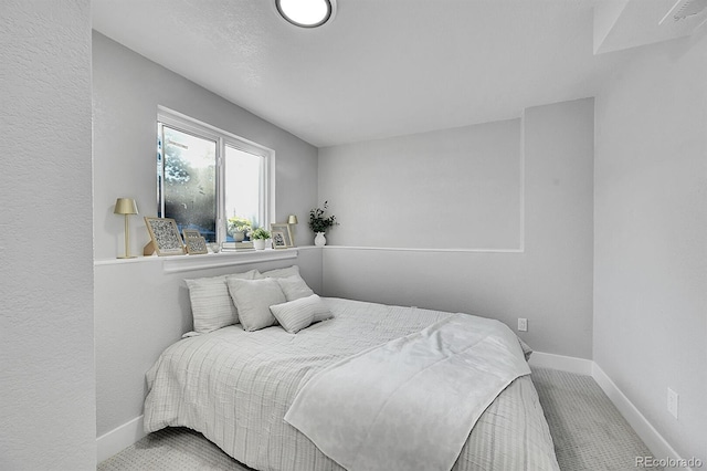 bedroom with carpet flooring