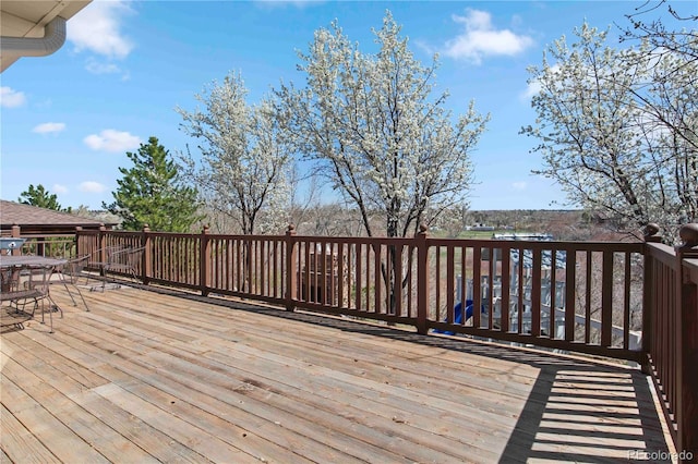 6492 S Piney Creek Cir, Centennial, CO 80016 - deck featuring outdoor dining space