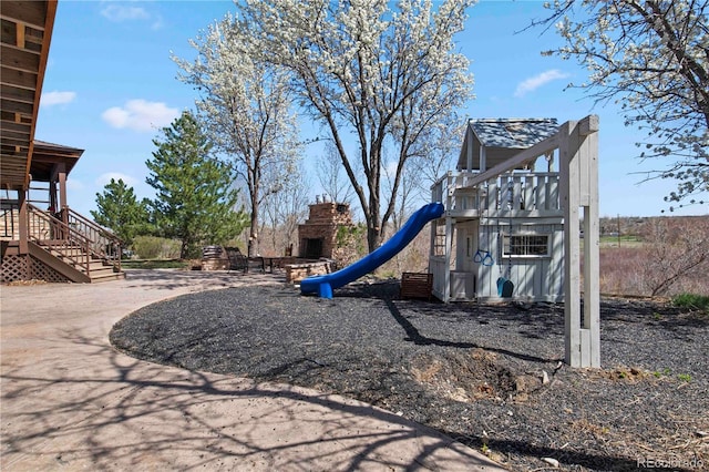 6492 S Piney Creek Cir, Centennial, CO 80016 - view of jungle gym featuring stairway