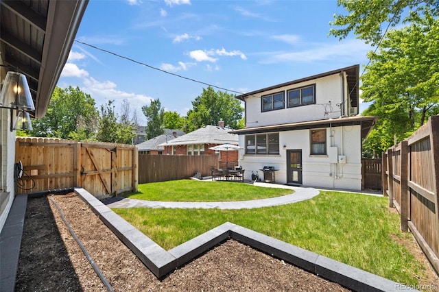 400 S Gilpin St, Denver, CO 80209 - rear view of property with a fenced backyard, a gate, and a patio