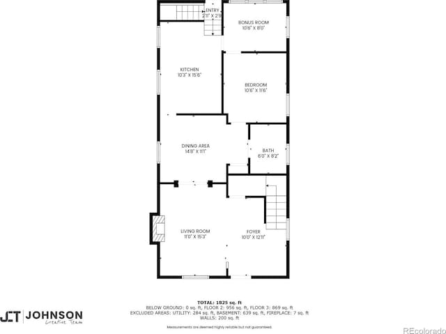 400 S Gilpin St, Denver, CO 80209 - view of home floor plan