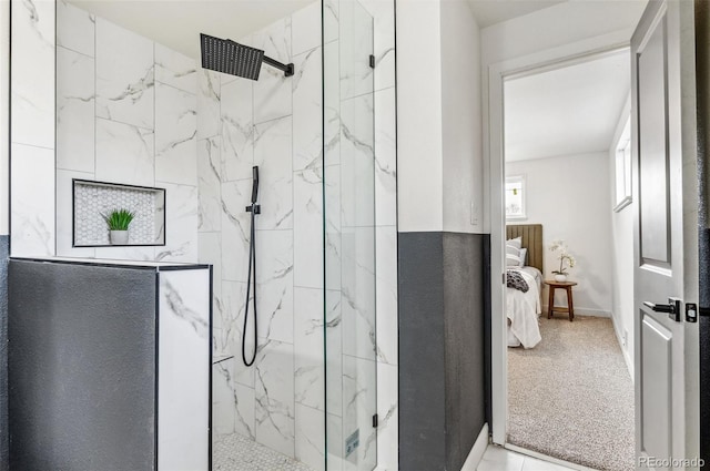 1155 W 4th Ave, Broomfield, CO 80020 - full bathroom with ensuite bathroom, a marble finish shower, and baseboards