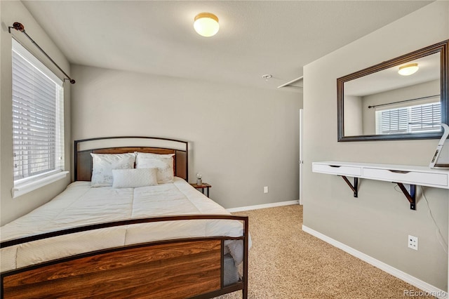 bedroom with carpet flooring