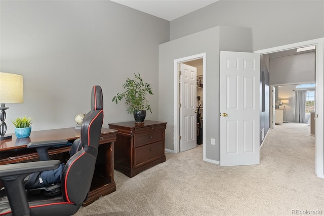 5555 E Briarwood Ave Unit 1404, Centennial, CO 80122 - office area featuring light carpet and baseboards