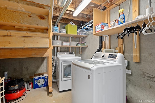 5555 E Briarwood Ave Unit 1404, Centennial, CO 80122 - washroom with washer and clothes dryer