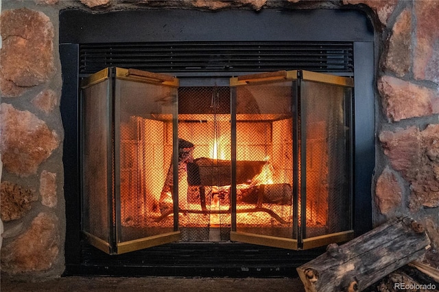 view of room details