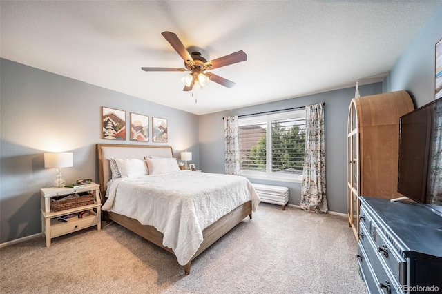 21502 E Idyllwilde Dr, Parker, CO 80138 - bedroom featuring light colored carpet and a ceiling fan