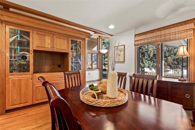 78 Fairway Ln, Littleton, CO 80123 - dining space with light wood-type flooring and recessed lighting