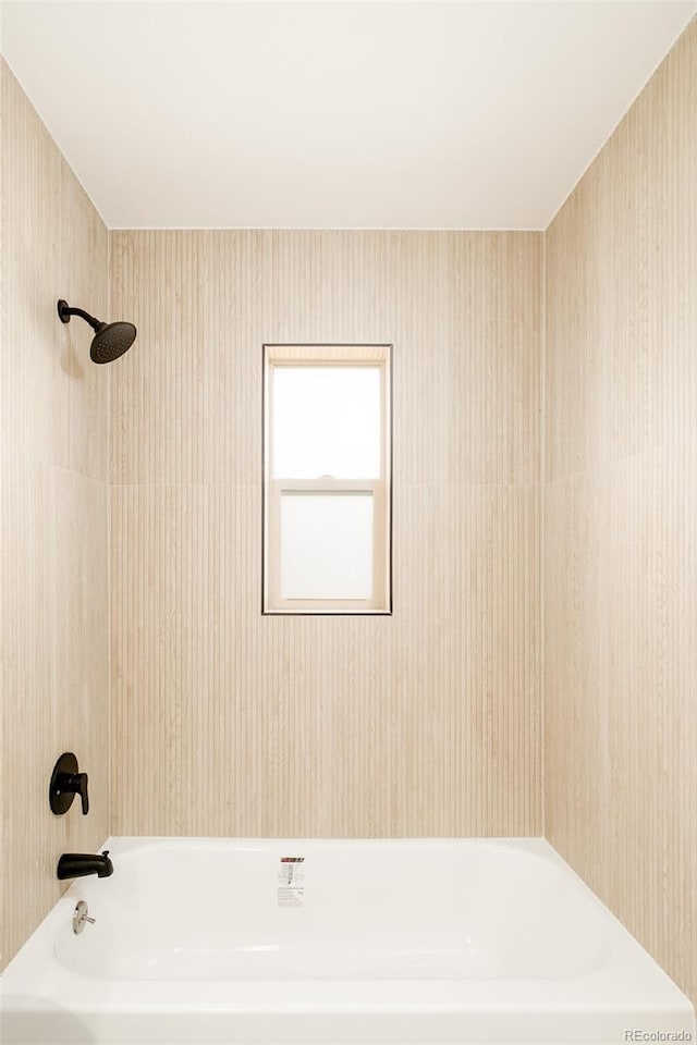 full bathroom featuring bathtub / shower combination