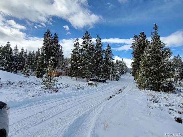 view of road