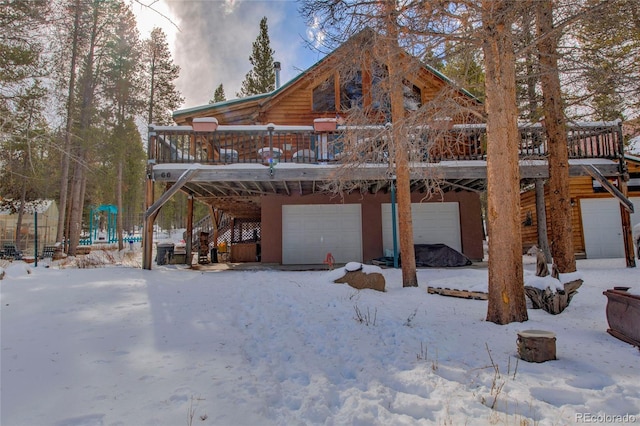 66 Juniper Dr, Twin Lakes, CO 81251 - view of front of home featuring a wooden deck