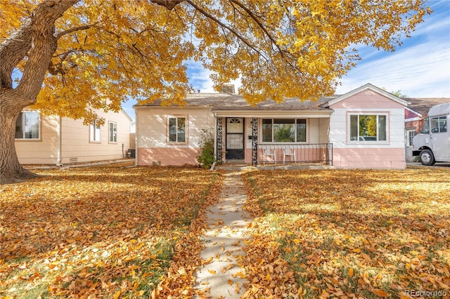 view of front of house featuring a porch