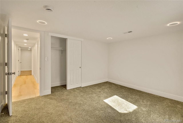 2701 Barnhart St, Thornton, CO 80229 - unfurnished bedroom with carpet flooring, baseboards, and a closet