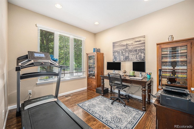 12051 E Lake Cir, Greenwood Village, CO 80111 - office space featuring wood finished floors and recessed lighting
