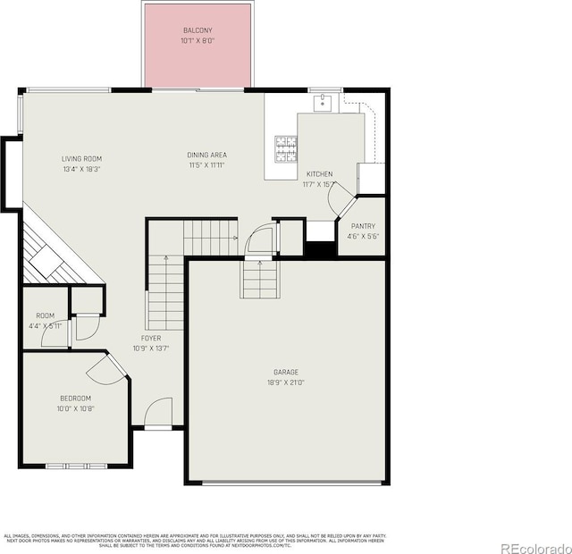 12051 E Lake Cir, Greenwood Village, CO 80111 - view of floor plan / room layout