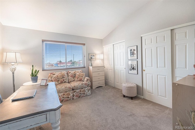 5252 W 68th Ave, Arvada, CO 80003 - carpeted office featuring vaulted ceiling
