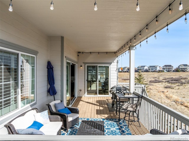 22773 E Narrowleaf Cir, Aurora, CO 80016 - view of wooden deck