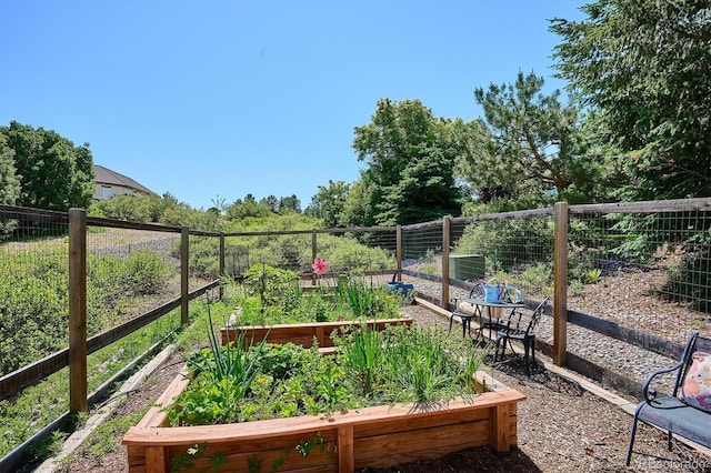 8717 Ridgepoint Dr, Castle Pines, CO 80108 - view of yard featuring a garden