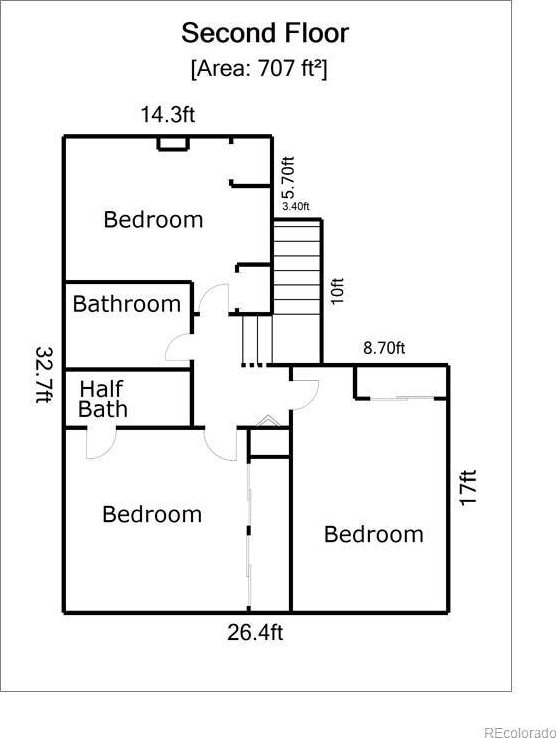 1799 S Lee St Unit B, Lakewood, CO 80232 - room layout