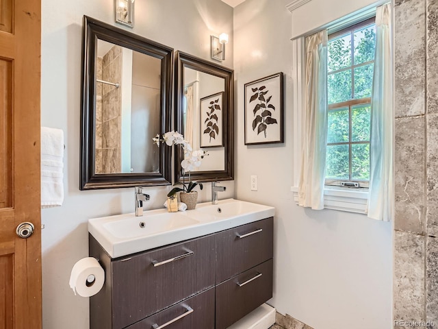 2329 S Gilpin St, Denver, CO 80210 - bathroom featuring double vanity