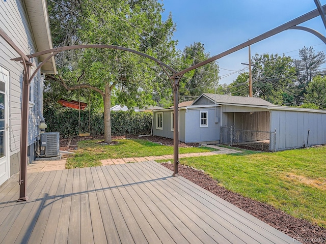 2329 S Gilpin St, Denver, CO 80210 - view of wooden terrace